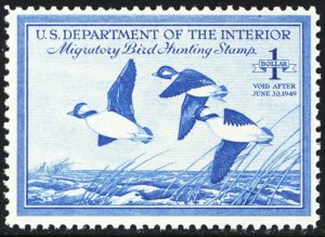 RW15, Mint VF NH $1 Federal Duck Stamp * Stuart Katz
