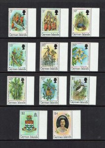 Cayman Islands: 1980, Plants , Trees and Birds, Definitive set, MNH