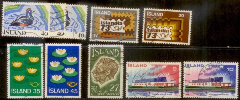 Iceland 1973  CEPT Issues Used Lot6  L282-3