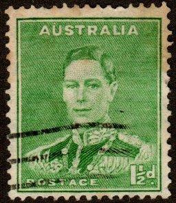 Australia 181B - Used - 1.5p George VI (1941) (cv $2.25)