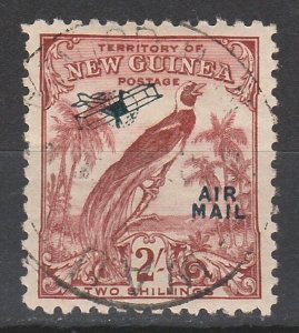 NEW GUINEA 1932 UNDATED BIRD AIRMAIL 2/- USED/CTO