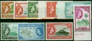 British Solomon Islands 1963-64 Wmk Change Set of 9 SG103-111 V.F MNH & LMM