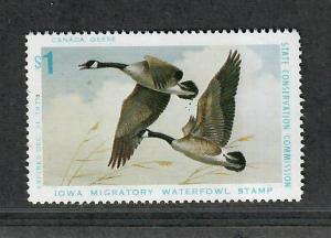 Iowa Sc#4 M/NH/VF, State Duck Stamp, Cv. $95