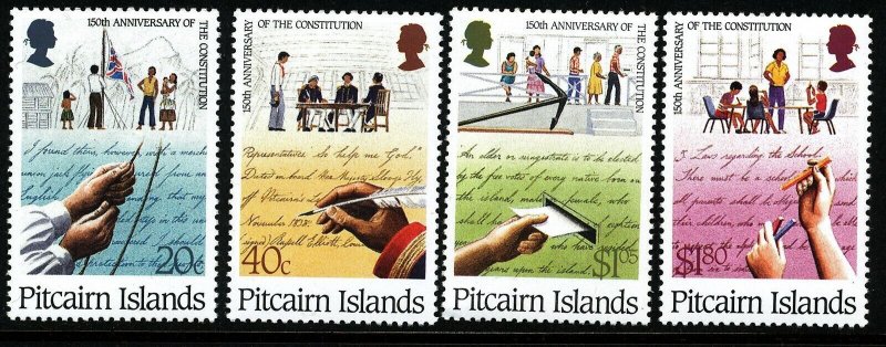 Pitcairn Islands 1988 150th Anniversary of the Constitution. MNH