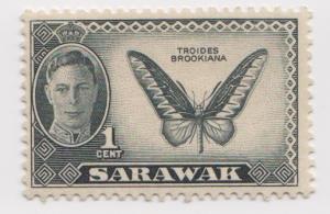 Sarawak -Scott 180 - KGVI Definitives - 1950 - VFU - Single 1c Stamp