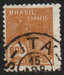Brazil Sc #255 Used