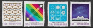 SINGAPORE SG315/8 1977 SCIENCE CENTRE MNH