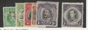 Niue, Postage Stamp, #14, 53-55, 66, 83 Mint Hinged