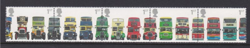 Great Britain # 1976a, Double Decker Buses, Mint NH, 1/2 Cat.