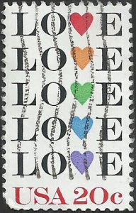 # 2072 USED LOVE STAMP