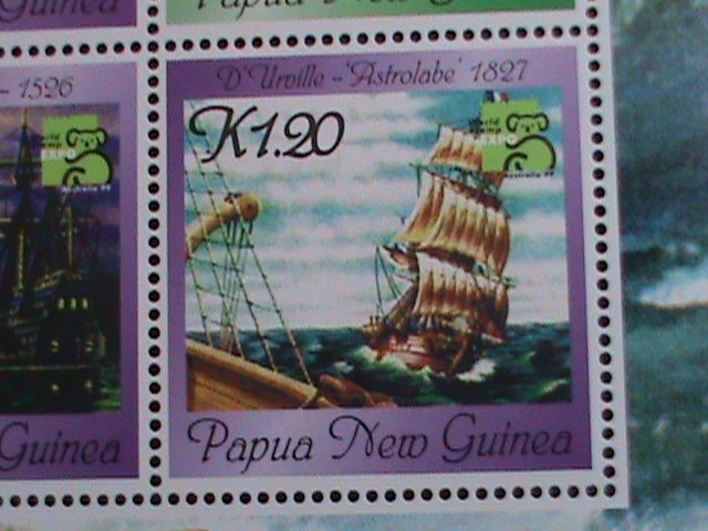 PAPUA NEW GUINEA-1999 SC#964 AUSTRALIA STAMP EXPO'99 MNH S/S CAT. $8