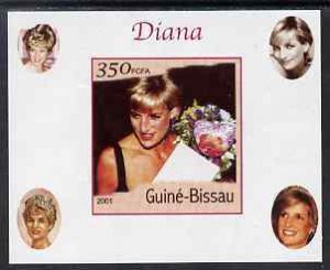 GUINEA BISSAU - 2001 - Diana #5 - Imperf De Luxe Sheet - M N H - Private Issue