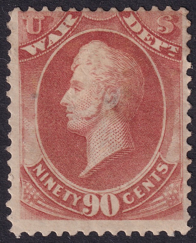 #O93 Mint OG, Fine+, Small thin (CV $225 - ID49290) - Joseph Luft