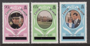 Caicos Island 8-10 MNH VF