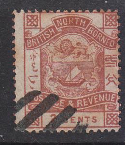 North Borneo 1887 Sc 36 Arms 2c CTO