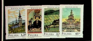 POLAND Sc 3409-12 NH ISSUE OF 1998 - ART