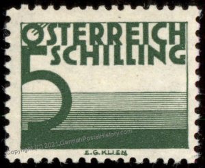 Austria 1925 Portomarke Postage Due MiP157  5 Schilling MNH 105027