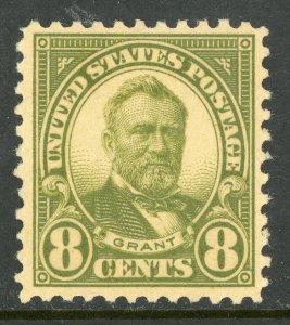 USA 1923 Fourth Bureau 8¢ Grant Perf 11 Scott 560 Mint G211