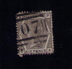 Great Britain Sc #62 (P16) Used VF