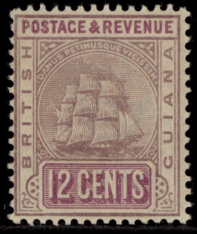 BRITISH GUIANA QV SG200, 12c dull purple & bright purple, M MINT. Cat £18.