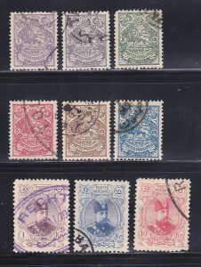 Iran 351-358, 360 U Various