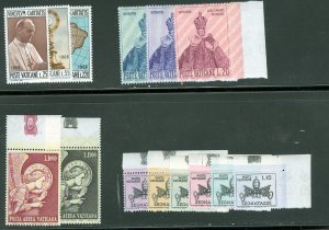 Vatican City 1968 Compete MNH Year Set