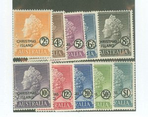 Christmas Island #1-10 Mint (NH) Single (Complete Set)