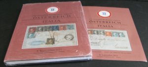 CORINPHILA AUCTION OSTERREICH ITALIA, INCLUDES LIST OF PRICES REALIZED HARDCOVER