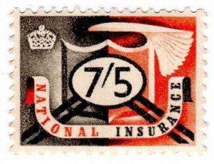 (I.B) George VI Revenue : National Insurance 7/5d