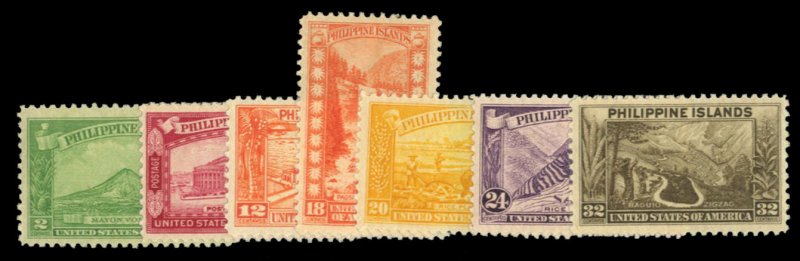 United States Possessions, Philippines #354-360 Cat$51.60, 1932 2c-32c, compl...