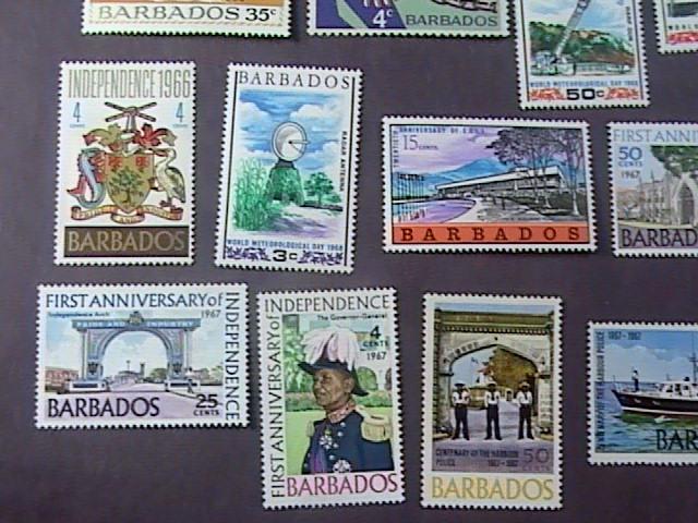 BARBADOS # 290-315 -MINT/NEVER HINGED---26 STAMP RUN---QEII---1966-69