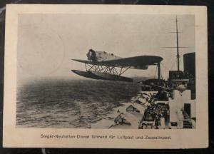 1931 Hamburg Germany RPPC Postcard Mophila Airmail Cover News Service To Munich