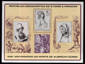 Sao Tome and Principe 526 Albrecht Durer Souvenir Sheet MNH VF