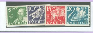 Sweden #251-254  Single