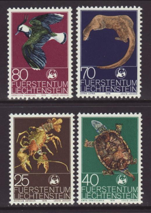 Liechtenstein 583-586 Animals MNH VF