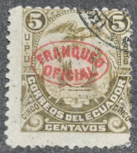 DYNAMITE Stamps: Ecuador Scott #O44  USED