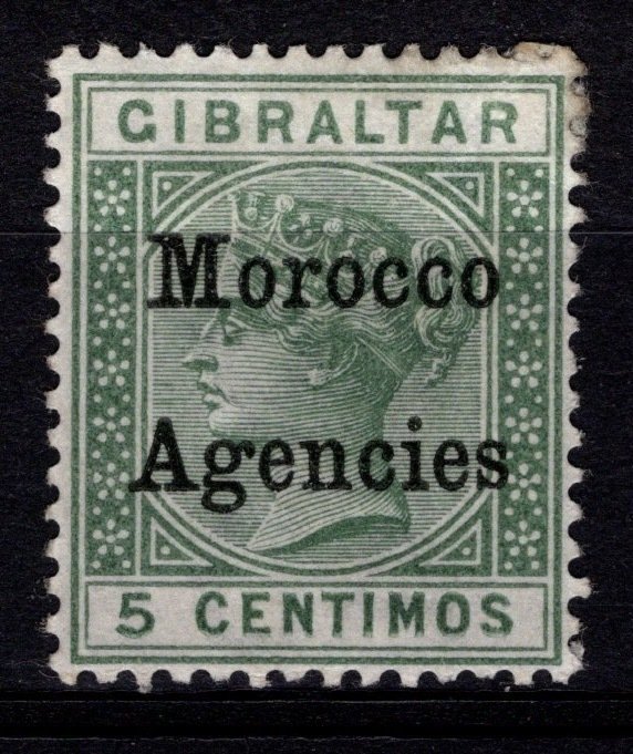 Morocco Agencies 1899 Victoria Optd. Gibraltar issue, 5c [Unused]