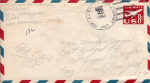 United States A.P.O.'s 8c Jetliner Air Envelope 1963 Army & Air Force Postal ...