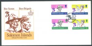 Solomon Islands  1982 75th Anniversary of the Scouting FDC