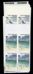 Cocos Islands #20-31 Cat$24.60, 1972 Ships, complete set in blocks of four, n...