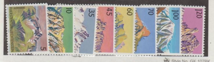 Liechtenstein Scott #930//939 Stamps - Mint NH Set