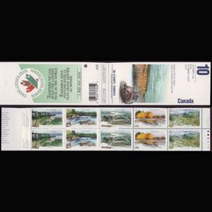 CANADA 1994 - Scott# 1515b Booklet-Rivers NH