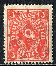 Germany; 1922: Sc. # 186: Mint Gumless Single Stamp