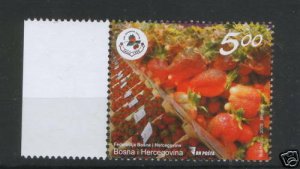 BOSNIA-MNH** STAMP-FLORA-STRAWBERRY-2009.