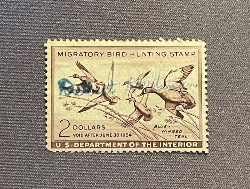 RW20, $2.00 Blue-Winged Teal, Used, CV $25.00