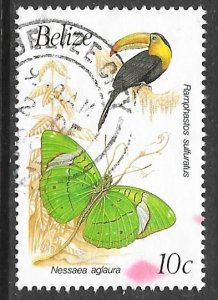 Belize 933: 10c Keel-billed Toucan (Ramphastos sulfuratus), used, VF