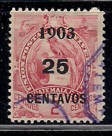 Guatemala Scott # 0125 - Used