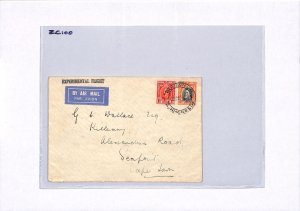 SOUTHERN RHODESIA KGV Air Mail *EXPERIMENTAL FLIGHT* 1931 SOUTH AFRICA ZC100