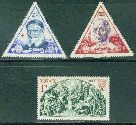 MONACO Scott 262-4 MH*  1951 short set