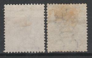 Malaya Straits Settlements 1867 QV 2c CrownCC Mint NG SG#11a&11b CV£225 MH1812